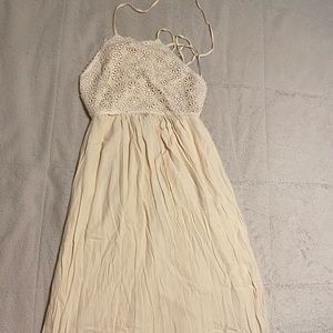 Lulus Crochet Lace Maxi Dress